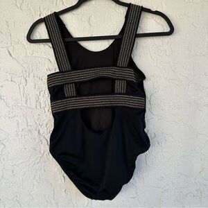 LITTLE PEIXOTO Swimsuit Girl's 16 Ivy Goldtone Strap One-Piece